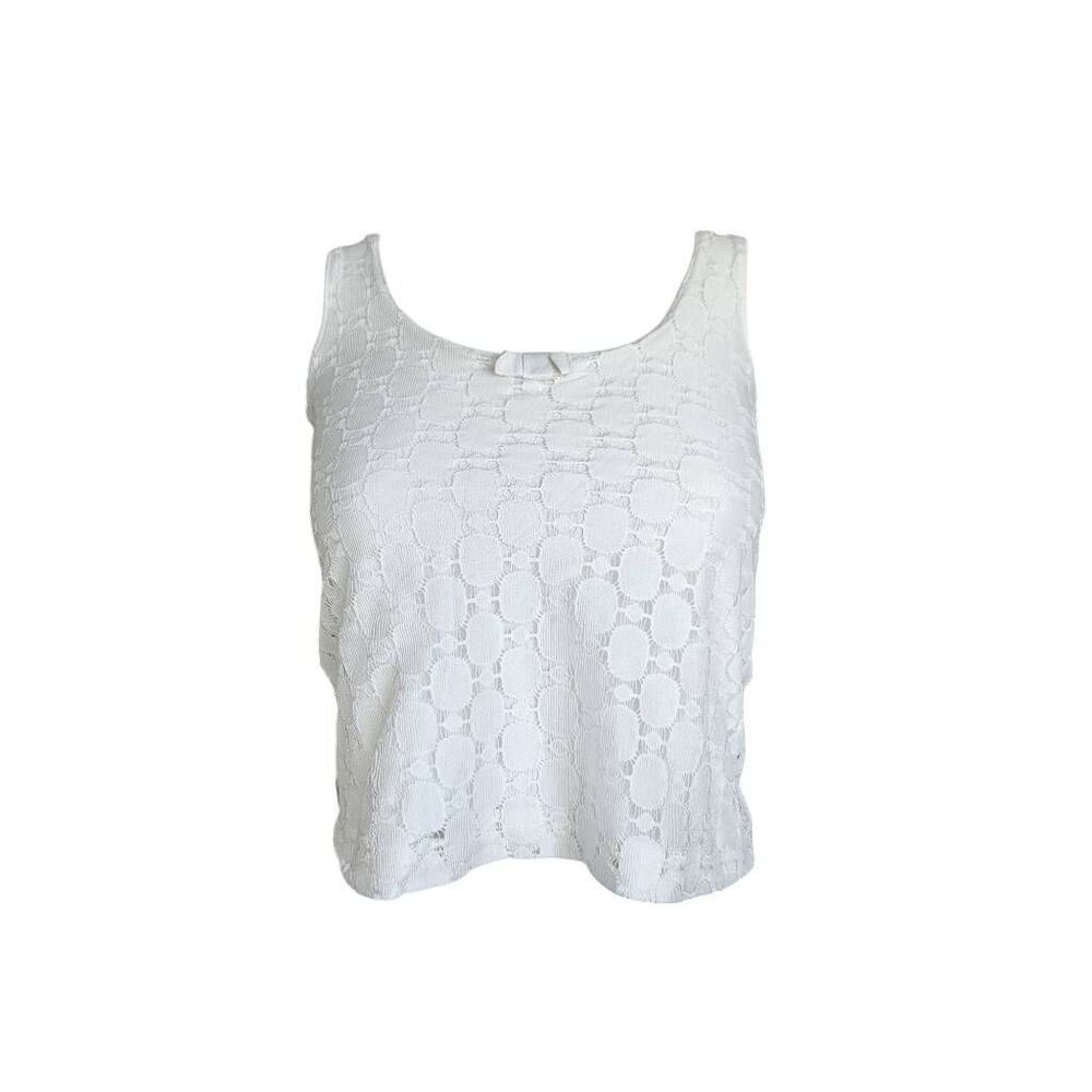 coquette lace bow crop top